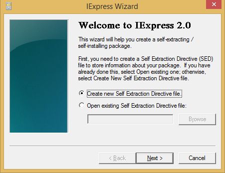 Welcome to IExpress 2.0
